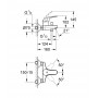 Grohe EUROECO - Mitigeur monocommande 1/2" bain/douche